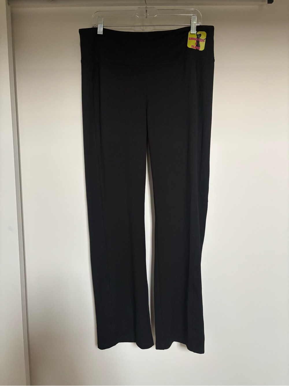 Classic Black Wide-Leg Ponte Pants